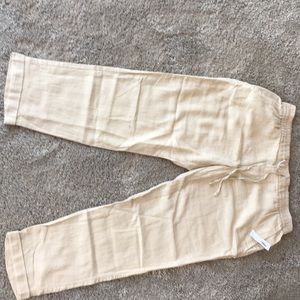 Linen Crop Pants